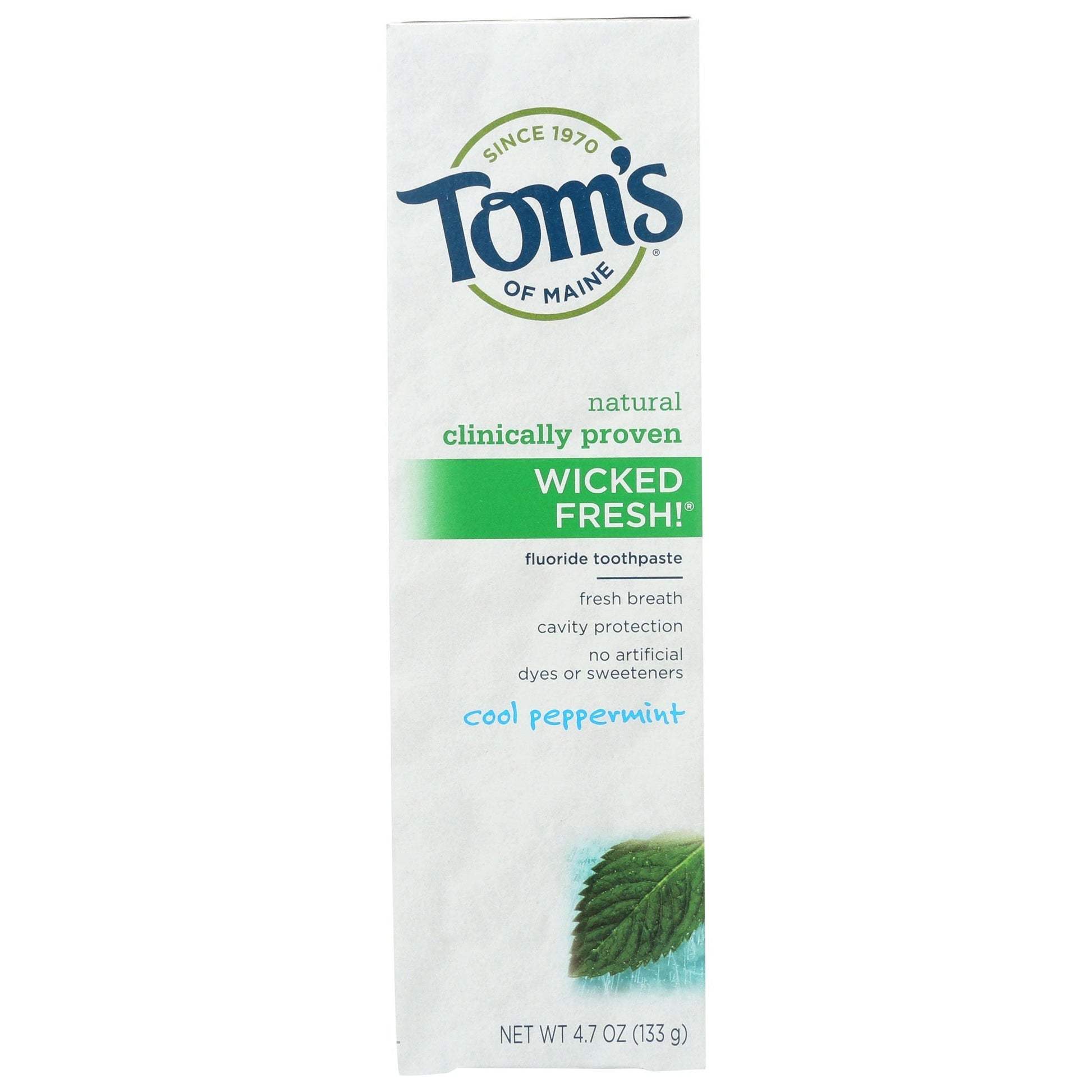 Tom's of Maine Wicked Fresh! Toothpaste, Fluoride, Cool Peppermint Toothpaste Pasteur Pharmacy