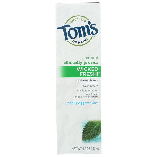 Tom's of Maine Wicked Fresh! Toothpaste, Fluoride, Cool Peppermint Toothpaste Pasteur Pharmacy