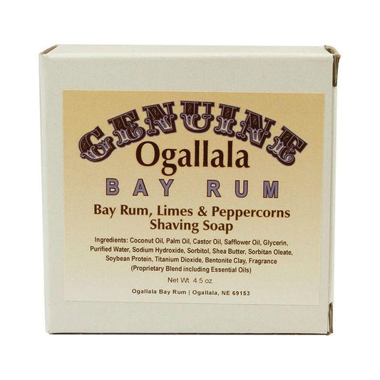 Ogallala Bay Rum, Bay Rum-Limes & Peppercorns Shaving Soap 4.5 Oz Shaving & Grooming Pasteur Pharmacy