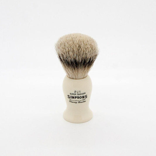 Simpsons Persian Jar Pj1 Super Badger Hair Shaving Brush Small Shaving Brushes Pasteur Pharmacy