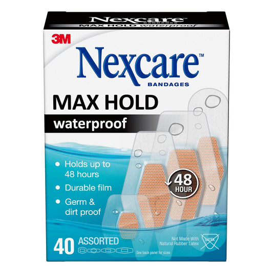 Nexcare Bandages Max Hold Waterproof Bandages, Assorted Medical Tape & Bandages Pasteur Pharmacy