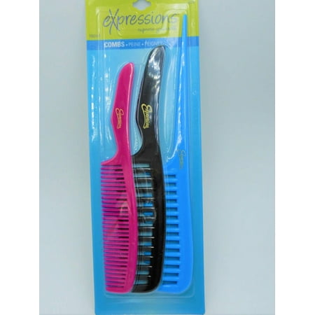 Almar Sales Company Inc – Trio Comb Set (3-Piece Styling Collection) Combs & Brushes Pasteur Pharmacy