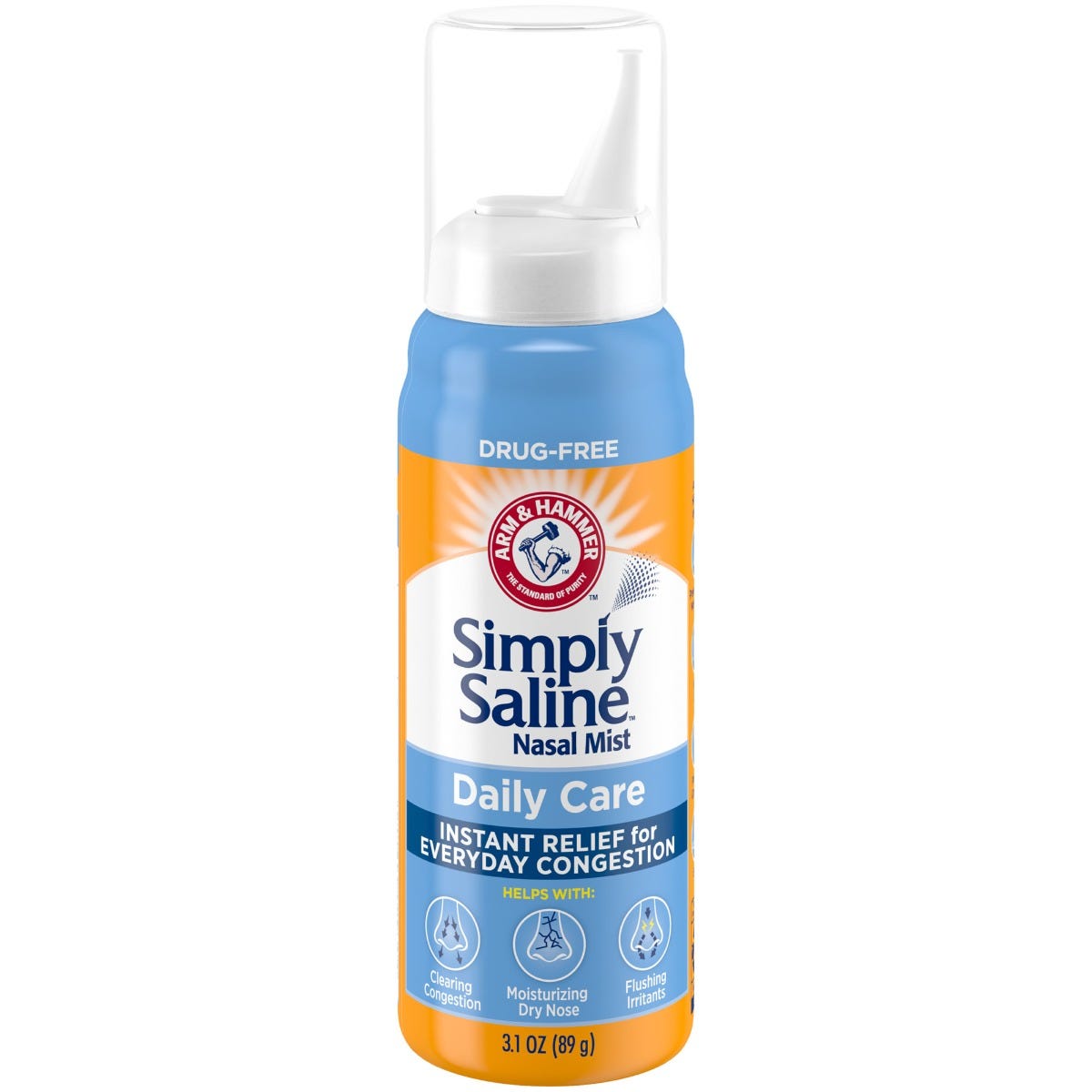 Simply Saline Arm & Hammer Nasal Mist, Daily Care - 3.1 Oz Medicine & Drugs Pasteur Pharmacy