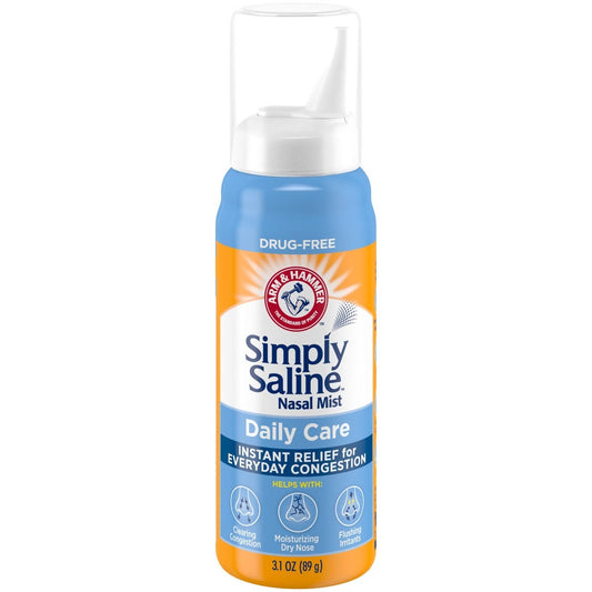Simply Saline Arm & Hammer Nasal Mist, Daily Care - 3.1 Oz Medicine & Drugs Pasteur Pharmacy