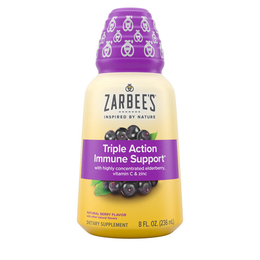 Zarbee's® Naturals Black Elderberry Immune Support Syrup – 8 fl oz Vitamins & Supplements Pasteur Pharmacy