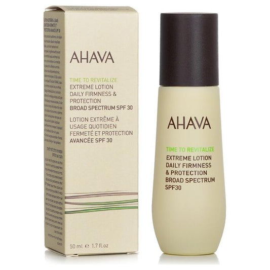 Ahava Time To Revitalize Extreme Lotion Daily Firmness & Protection SPF 30 1.7oz Lotion Pasteur Pharmacy