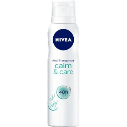 Nivea Calm & Care Antiperspirant Deodorant Spray For Women 150 Ml Cosmetics Pasteur Pharmacy