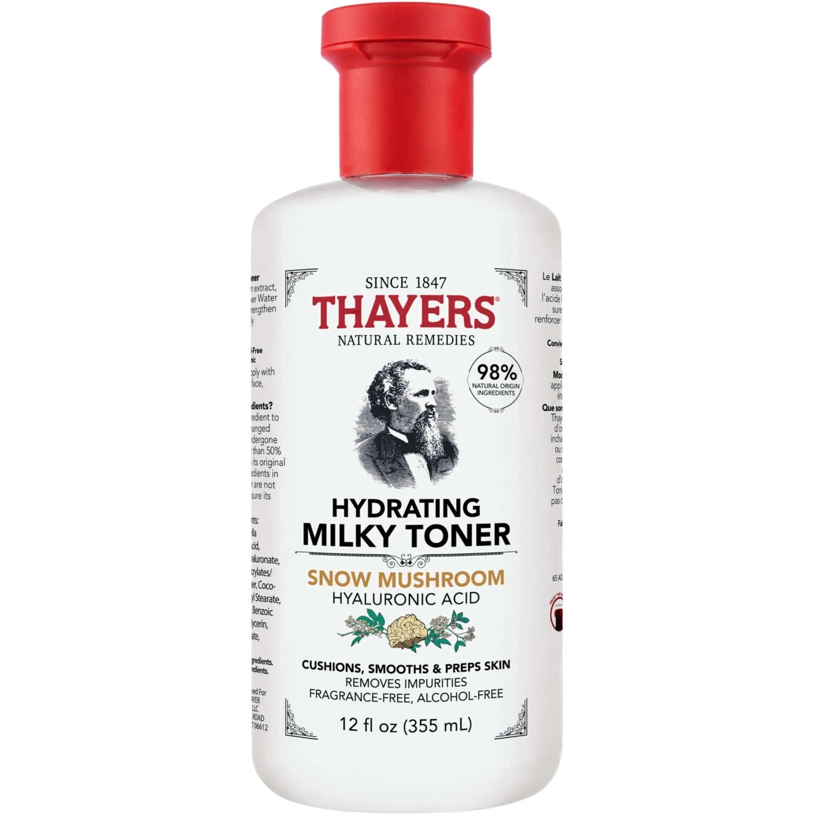 Thayer's Hydrating Milky Toner 12oz Toners Pasteur Pharmacy