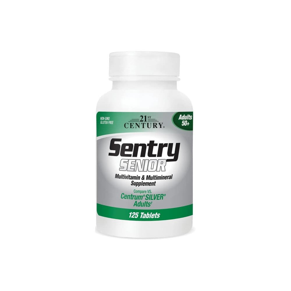 21st Century Sentry Senior – Multivitamin &amp; Multimineral for Adults 50+ (125 Tablets) Vitamins & Supplements Pasteur Pharmacy