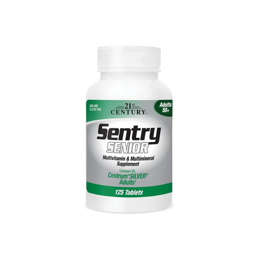 21st Century Sentry Senior – Multivitamin &amp; Multimineral for Adults 50+ (125 Tablets) Vitamins & Supplements Pasteur Pharmacy