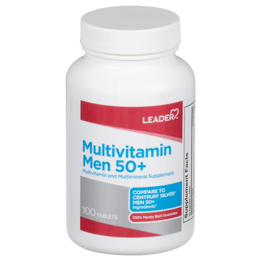 Leader™ Men's 50+ Multivitamin & Multimineral Vitamins & Supplements Pasteur Pharmacy