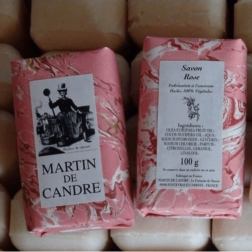 Martin de Candre Single Solid Soap Collection 100g - 250g Bar Soap Pasteur Pharmacy Rose 100g