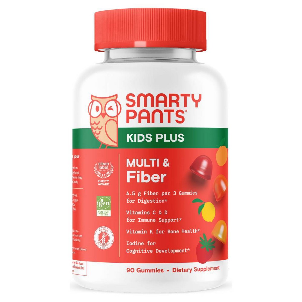 Smartypants Kids Multivitamin & Fiber Gummies For Digestive Health - 90ct Vitamins & Supplements Pasteur Pharmacy