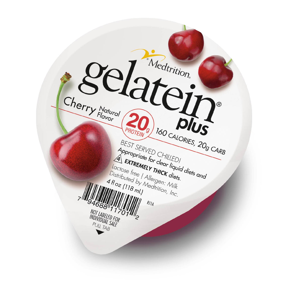 Medtrition Gelatein Plus Oral Supplement Cherry 4 Oz. Cup Medical Supplies Pasteur Pharmacy
