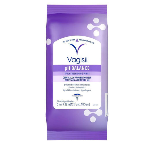 Vagisil pH Feminine Wipes - 20ct Personal Care Pasteur Pharmacy