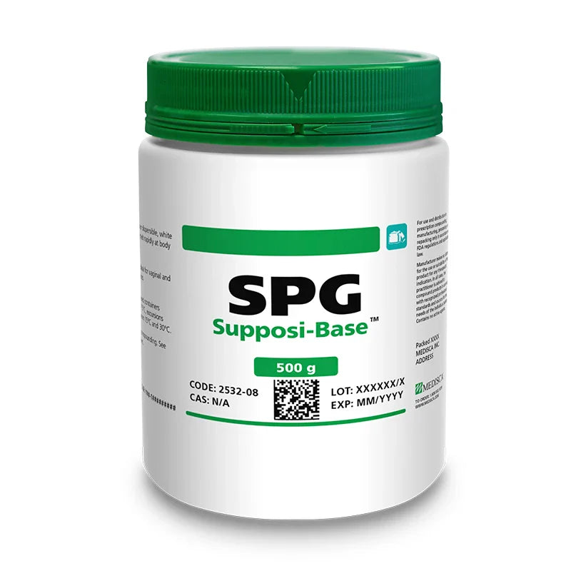 SPG Supposi-Base™ (Hard Fat) for Compounding, 500g Science & Laboratory Pasteur Pharmacy