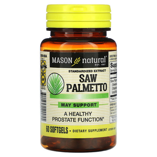 Mason Natural Saw Palmetto Prostate Comfort Softgels Saws Pasteur Pharmacy