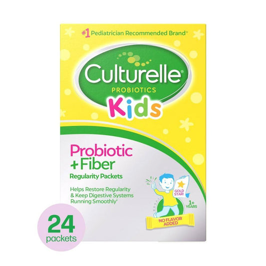 Culturelle Kids Probiotic + Fiber Regularity Packet, Berry Flavor, 24 Count Vitamins & Supplements Pasteur Pharmacy