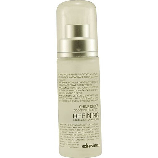 Defining Davines Shine Drops For Unisex 1.1 Ounce Hair Styling Products Pasteur Pharmacy