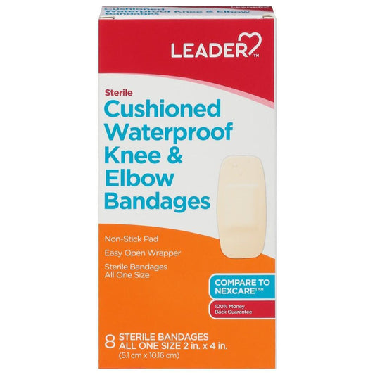 The Leader Sterile Cushioned Waterproof Knee & Elbow Bandages Health & Beauty Pasteur Pharmacy