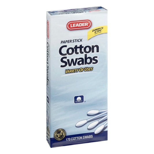 Leader Cotton Swabs 170Ct Cotton Swabs Pasteur Pharmacy