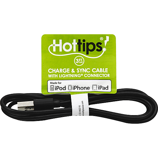 Hottips Cable, Charge & Sync, 3 Feet Long Cables Pasteur Pharmacy