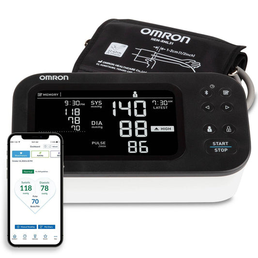 Omron 10 Series Wireless Upper Arm Blood Pressure Monitor, Multi-User – Each Blood Pressure Monitors Pasteur Pharmacy