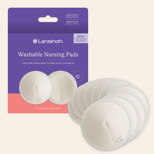 Lansinoh® Washable Nursing Pads – Eco-Friendly & Ultra-Soft Nursing & Feeding Pasteur Pharmacy