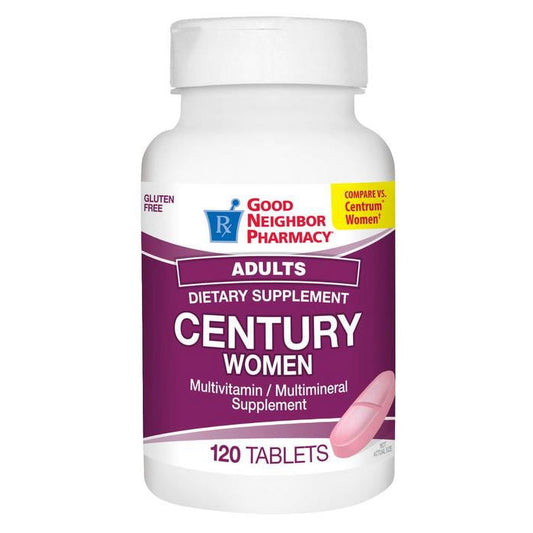 Good Neighbor Pharmacy GNP Century Adult Women S Multivitamin 120 Tablets Vitamins & Supplements Pasteur Pharmacy