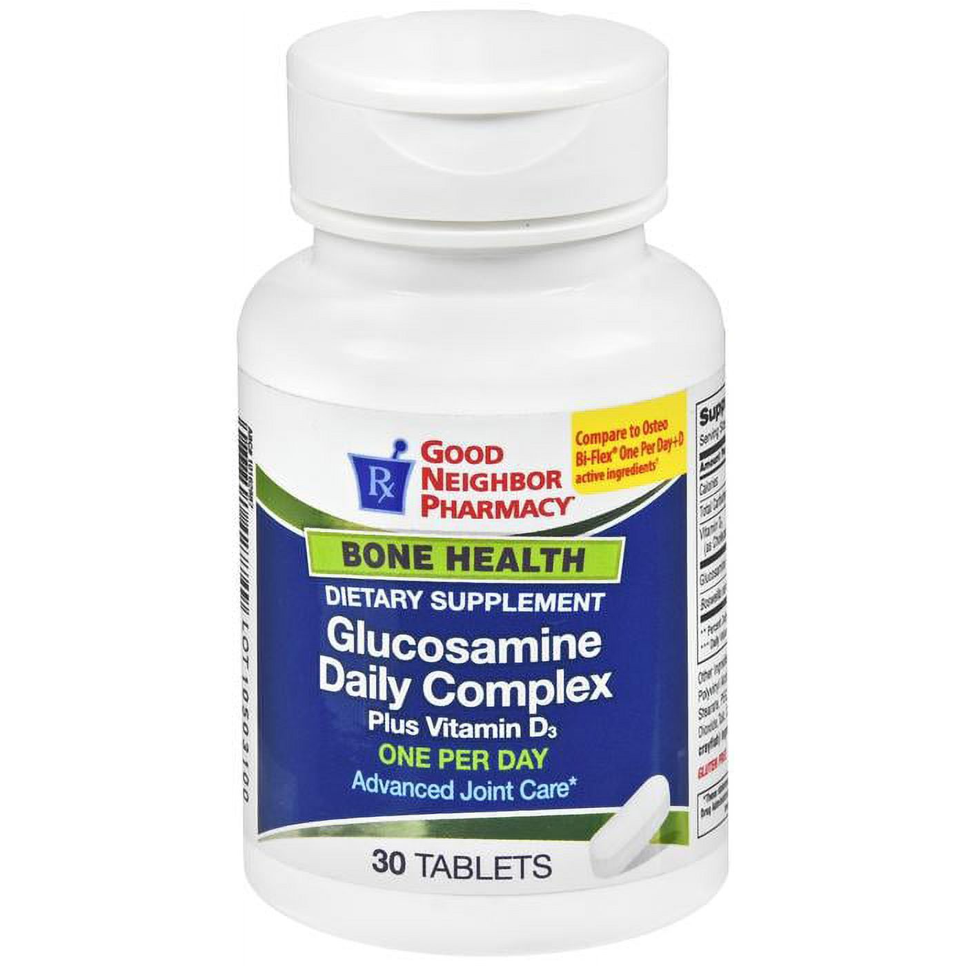 Silver Rod Pharmacy GNP Glucosamine Daily Complex Plus Vitamin D 1000mg 30 Tablets Vitamins & Supplements Pasteur Pharmacy