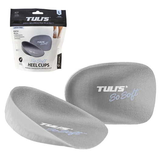 Tuli's S So Soft Heavy Duty Gel Heel Cups For Plantar Fasciitis Sever S Disease And Heel Pain Relief Large Foot Care Pasteur Pharmacy