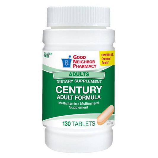 Good Neighbor Pharmacy Century Adult Multivitamin 130 Tablets GNP Vitamins & Supplements Pasteur Pharmacy