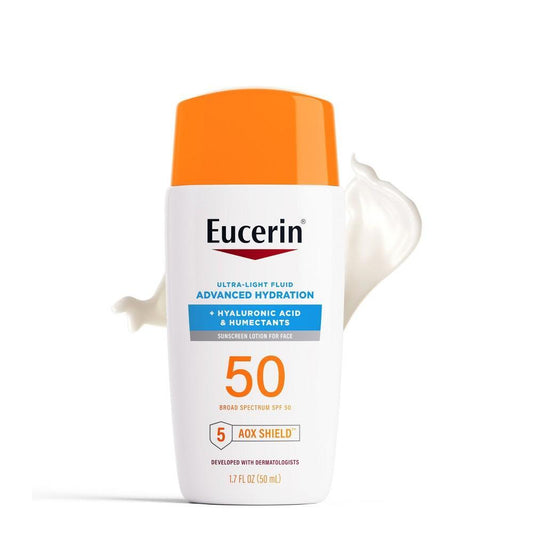 Eucerin Sun Advanced Hydration Face Lotion - SPF 50 - 1.7 Fl Oz Sunscreen Pasteur Pharmacy