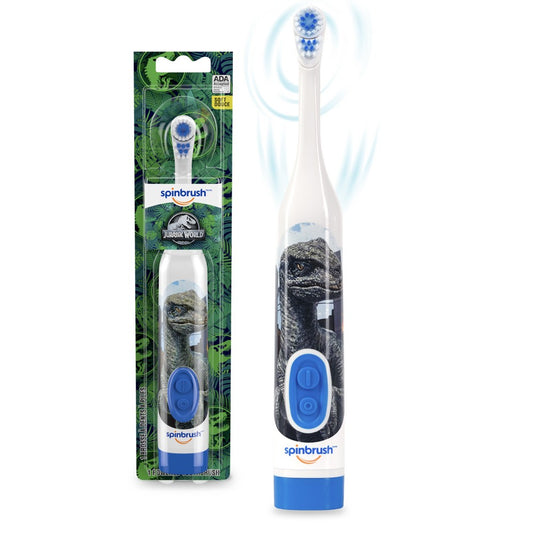 Spinbrush Kid's Jurassic World (Soft - 1 Battery Powered Toothbrush) Toothbrushes Pasteur Pharmacy