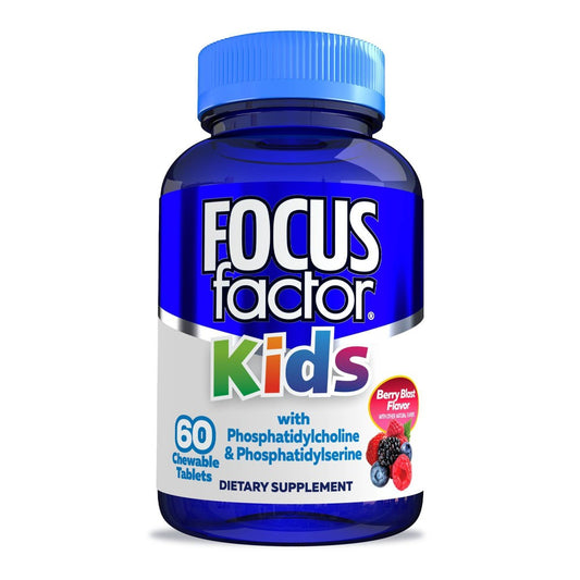 Focus Factor For Kids Berry Blast - 60 Chewable Wafers Vitamins & Supplements Pasteur Pharmacy