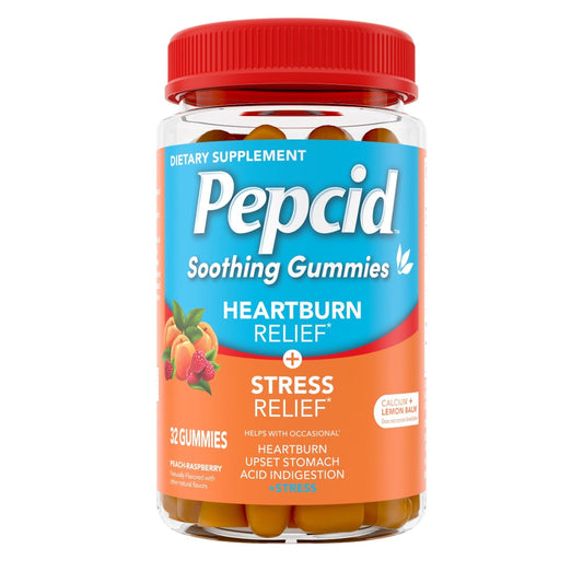 Pepcid Soothing Gummies Heartburn Relief + Stress Relief Health & Beauty Pasteur Pharmacy