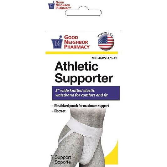 Good Neighbor Pharmacy Athletic Supporter White Extra Large 1ct General Purpose Athletic Equipment Pasteur Pharmacy
