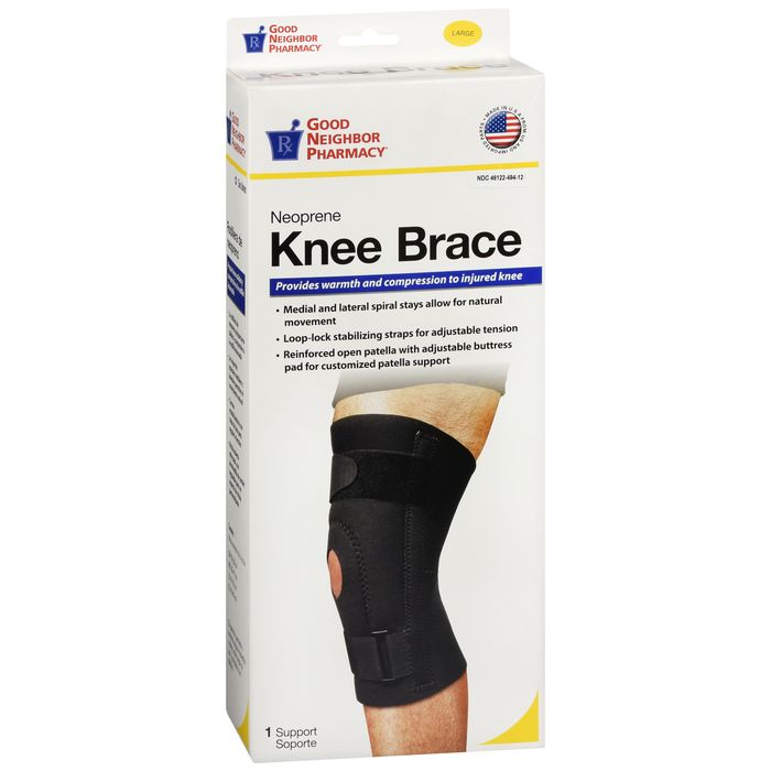 Good Neighbor Pharmacy GNP Knee Deluxe Patella Neoprene, Large Medical Pasteur Pharmacy