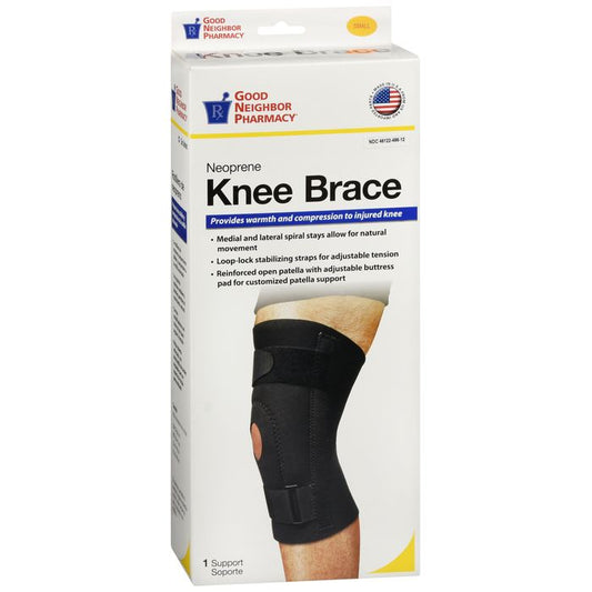 Good Neighbor Pharmacy Neoprene Knee Brace Black Small 1ct Health & Beauty Pasteur Pharmacy
