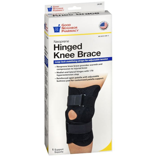 Good Neighbor Pharmacy Neoprene Hinged Knee Brace Small/Medium 1ct Health & Beauty Pasteur Pharmacy