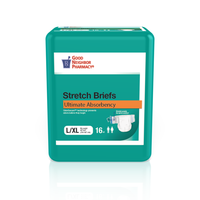 Good Neighbor Pharmacy Stretch Briefs Large/XL 16ct Bicycle Shorts & Briefs Pasteur Pharmacy