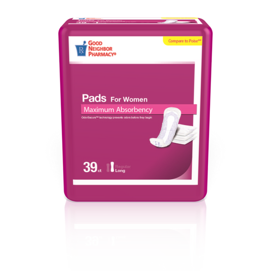 Good Neighbor Pharmacy Bladder Pads For Women Maximum Absorbency 4x39ct Skateboarding Pads Pasteur Pharmacy