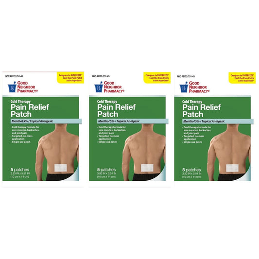 GNP Good Neighbor Pharmacy Pain Relief Patch Cold 5ct Health Care Pasteur Pharmacy