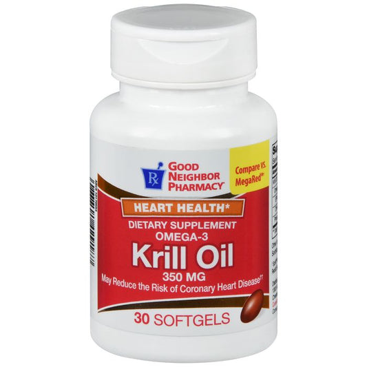 Good Neighbor Pharmacy Omega 3 Krill Oil 350mg Softgels 30ct Fragrance Oil Pasteur Pharmacy