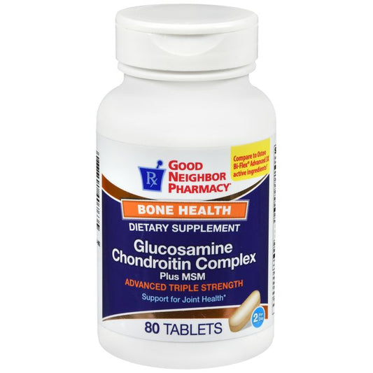 21st Century GNP Glucosamine Chondroitin Advanced 3X 80 Tabs Fitness & Nutrition Pasteur Pharmacy