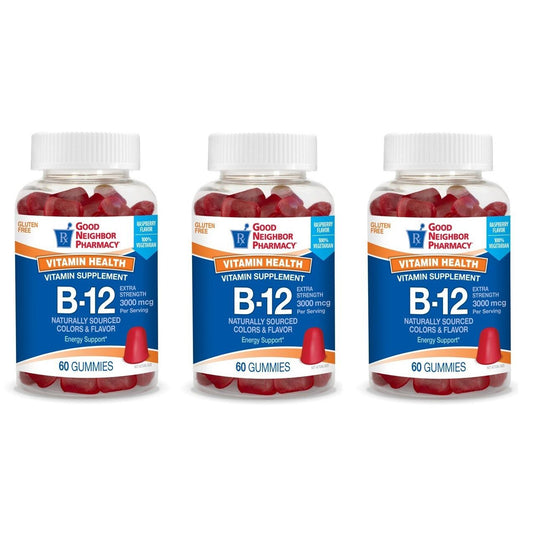 Good Neighbor Pharmacy Vitamin B12 3000mcg Gummies 60ct Horse Vitamins & Supplements Pasteur Pharmacy