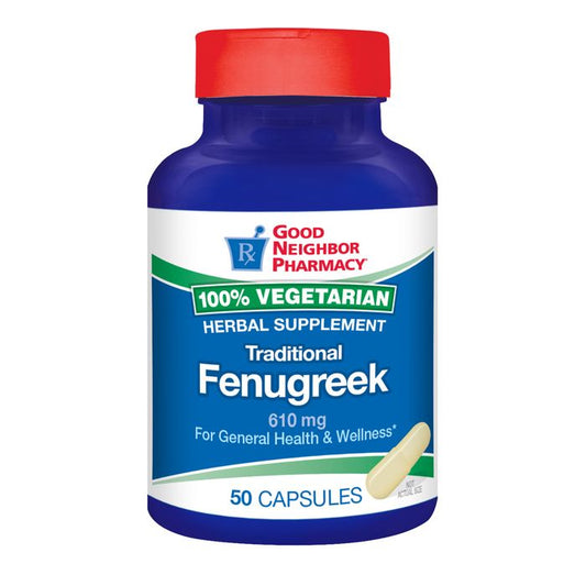 Good Neighbor Pharmacy Fenugreek 610mg Capsules 50ct Pasteur Pharmacy