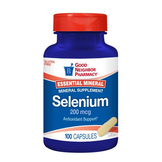 Good Neighbor Pharmacy Selenium 200mcg Capsules 100ct Pasteur Pharmacy