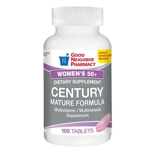 Good Neighbor Pharmacy Century Mature Women 50+ Tablets 100ct Mature Pasteur Pharmacy