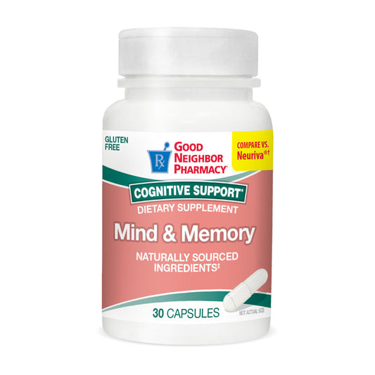Good Neighbor Pharmacy Mind & Memory Brain Support Capsules 30ct Memory Pasteur Pharmacy